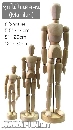 หุ่นไม้โมเดลคน (Manikin) [5.5",8",12"]